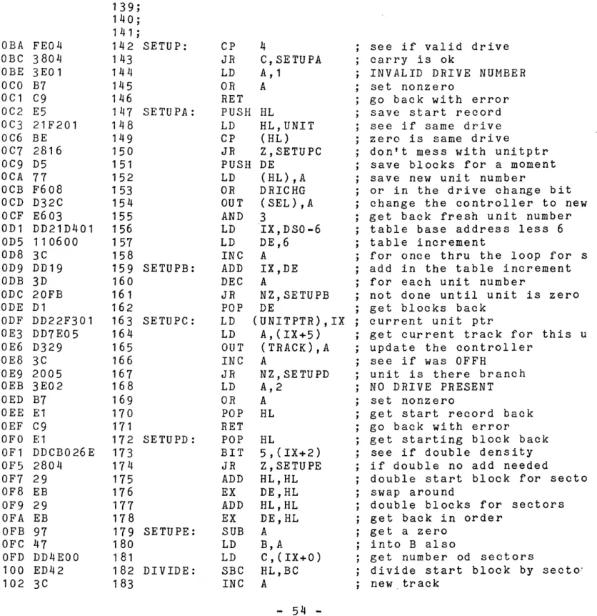 table  base  address  less  6  table  increment 