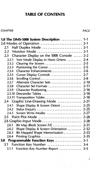 TABLE OF ,CONTENTS 