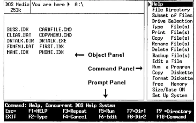 Figure 3-1. File Manager Main Menu 