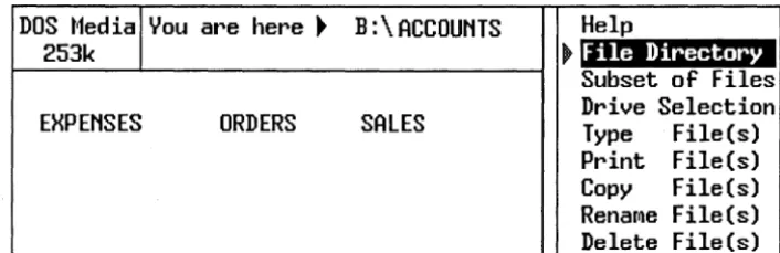Figure 3-8. Files on the First Subdirectory 