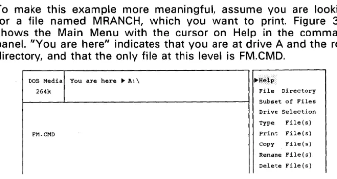 Figure 3-5. Root Directory for DOS Media 
