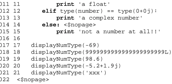 Table 4.5A summary of operators and built-in functions common to all basic Python types is given in