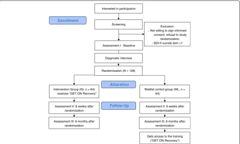 Figure 1 Research procedure. Subjects interested in participation receive online screening questionnaires