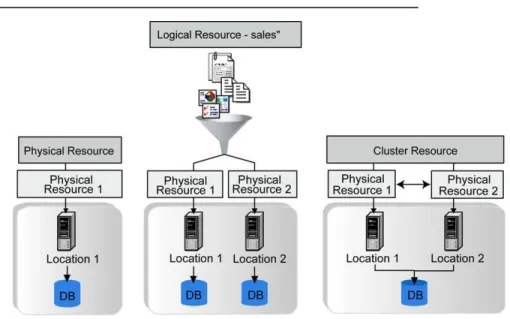 Figure 2: SRB Logical and Physical Resources 