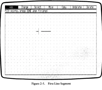 Figure 2-5. First Line Segment 