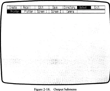 Figure 2-18. Output Submenu 