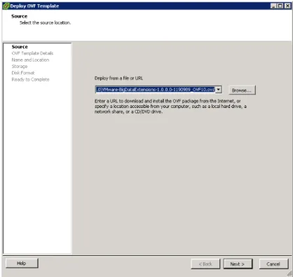Figure 4. Deploy template start 