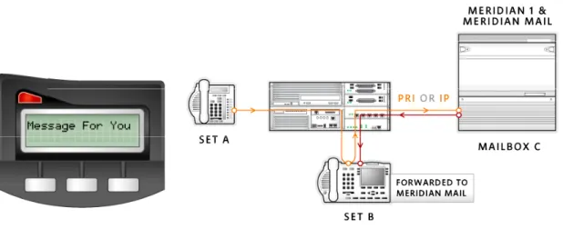 Figure 53 shows the MWI “lights” remote site message waiting lamp. 