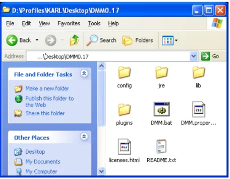 Figure 5 -   DMM installation folder 