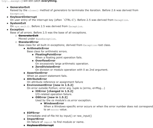 table. With a module, class or class instance object as argument, returns a dictionary 