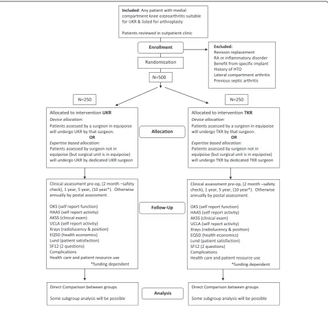 Figure 1 Consort study flow chart.
