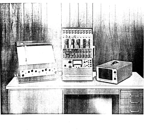 Figure 1. The TR-20 Desktop Analog Computer with Display Units 