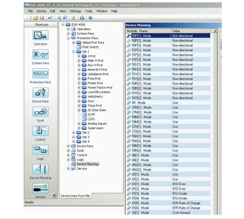 Figure	12.	Powerport-E	-	EGR-4000	Device	Planning.