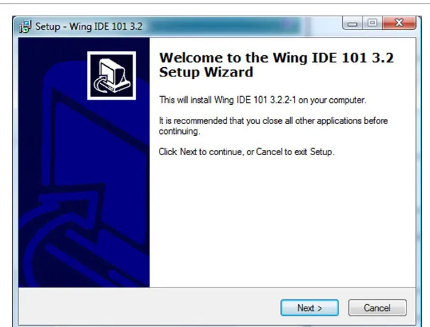Fig. 1.5 Installing Wing IDE 101 on a Mac