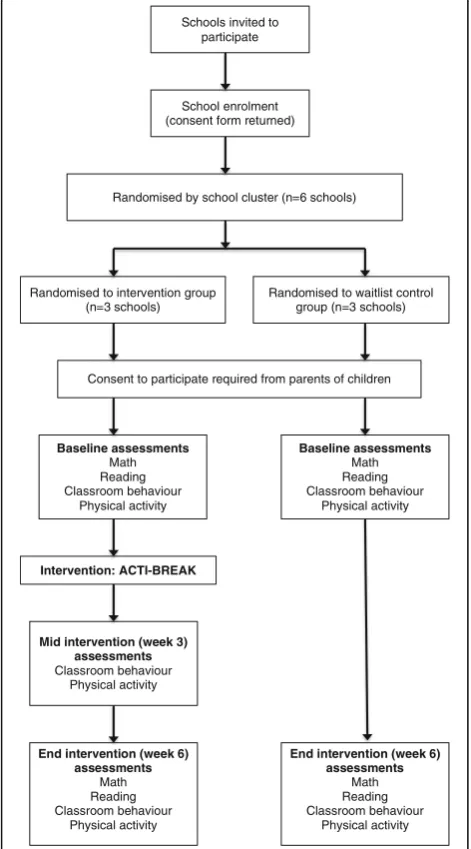 Fig. 2 Flow diagram of participants through the ACTI-BREAK study