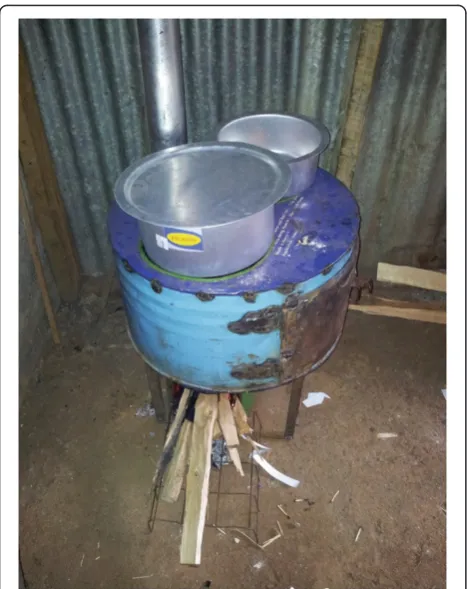 Figure 4 Locally constructed, improved cookstove installed in Nepal.
