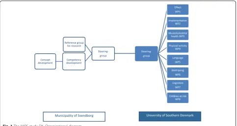 Fig. 1 The MiPS study-DK. Organizational diagram