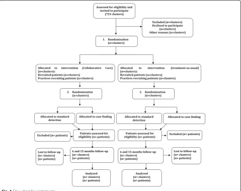 Fig. 1 Flow-chart for participants