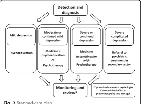Fig. 2 Stepped-care plan