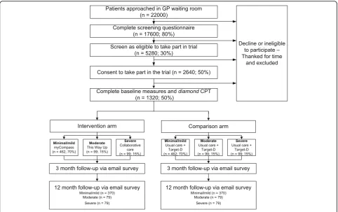 Fig. 1 Expected progression of participants through the study