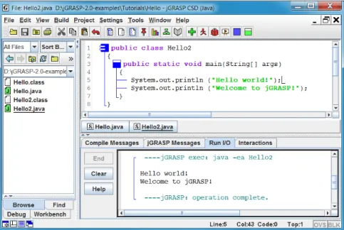 Figure 2-13.  Line numbers in the CSD Window  2.8 Using the Debugger (Java only) 