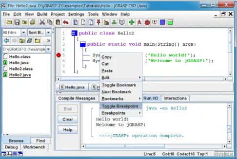 Figure 2-18.  Setting a breakpoint  