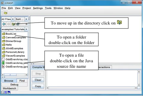 Figure 2-2.  The jGRASP Virtual Desktop 