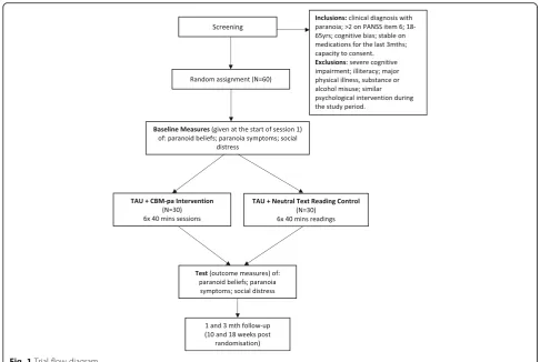 Fig. 1 Trial flow diagram