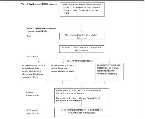 Fig. 2 TRECA study design. MMI multimedia information
