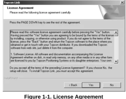 Figure 1-1. License Agreement