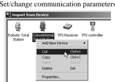 Figure 2-4. Device Pop-up Menu