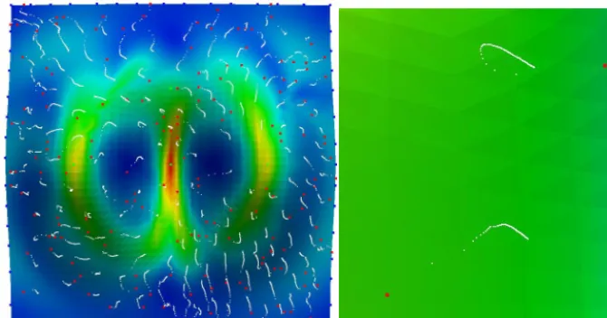 Figure 10. Experimental site 1: Mount St. Helens. Left: image view. Middle: hillshade view