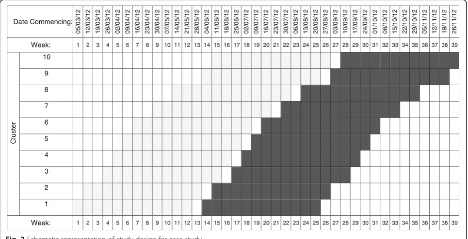 Fig. 2 Schematic representation of study design for case study