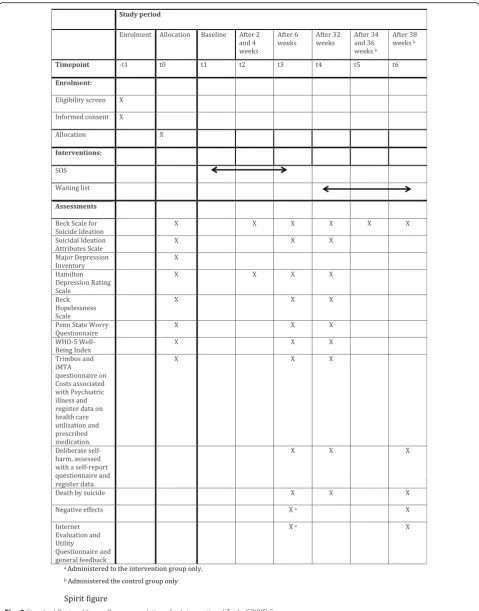 Fig. 2 Standard Protocol Items: Recommendations for Interventional Trials (SPIRIT) figure