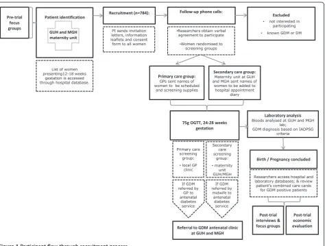 Figure 1 Participant flow through recruitment process.