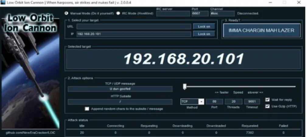 Figure 10. Detection of udp flooding attacks   TCP Flooding Testing 