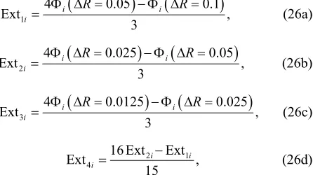 Table 2 shows that all extrapolations results are cor-reported for rotating variable-thickness solid disk with = 0.7 and Table 4results those agree with the exact solution with maxi-mum difference error of well with the exact analytical solution, especiall
