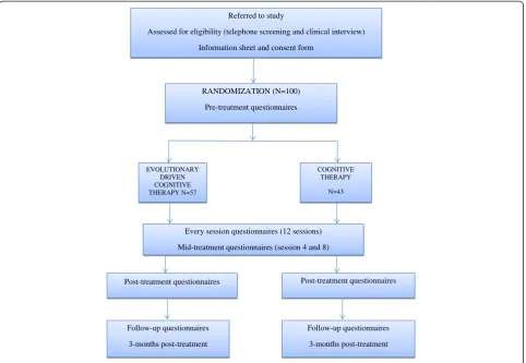 Figure 1 CONSORT flow diagram [94] showing subject allocation to the therapy conditions.