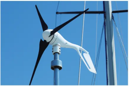 Figure 18. Permanent magnet dc generators can be used in small-scale wind turbines. 