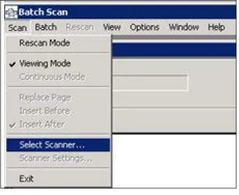 Figure A-11: Scan   Select Scanner 