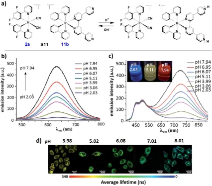 Figure 6. a) Design concept of the ratiometric design probe and chemicals structures of 2a, 