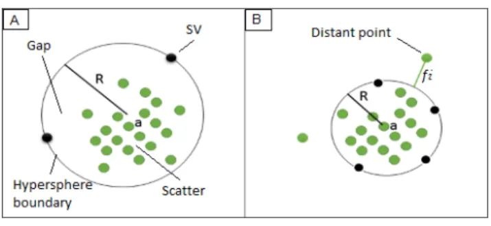 Figure 1. SVDD hypersphere