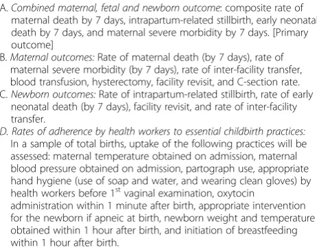 Table 2 Primary and secondary trial outcomes