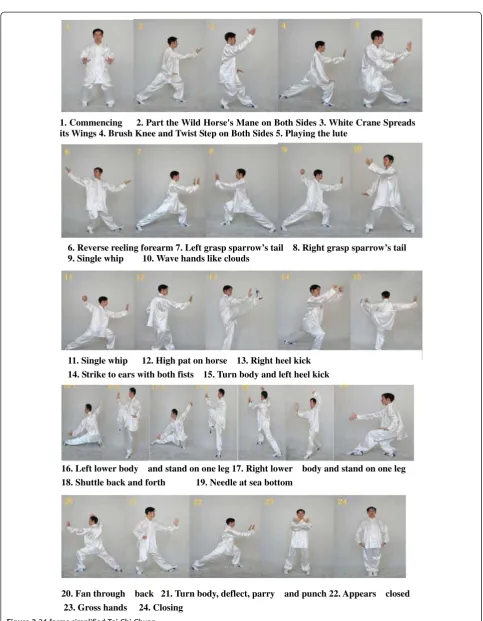 Figure 2 24 forms simplified Tai Chi Chuan.