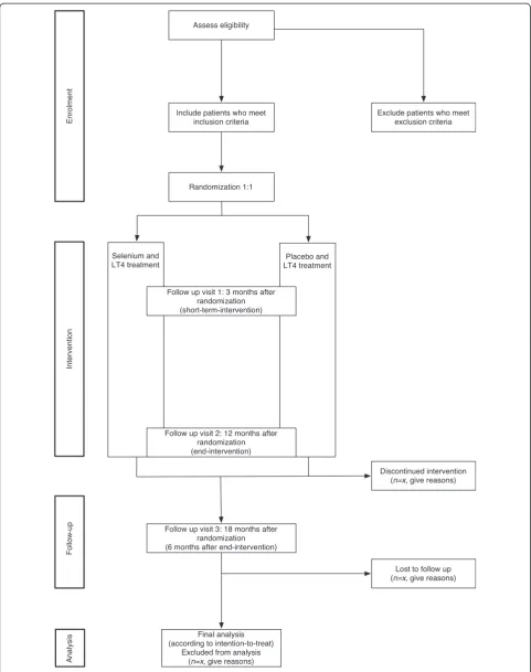 Figure 1 Trial flow chart (adapted from the CONSORT statement 2010).