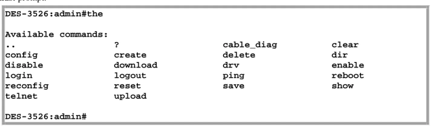 Figure 2-4.  Using the Up Arrow to Re-enter a Command 