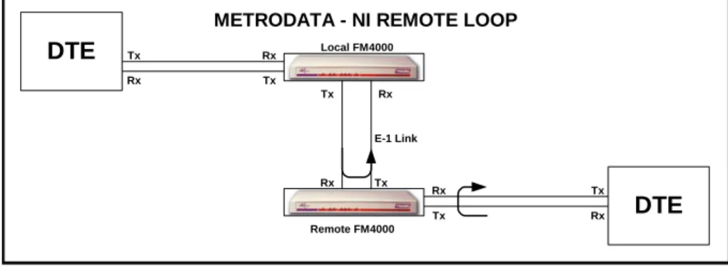 Diagram 2 – Metrodata FM4000 NI Remote Loop 