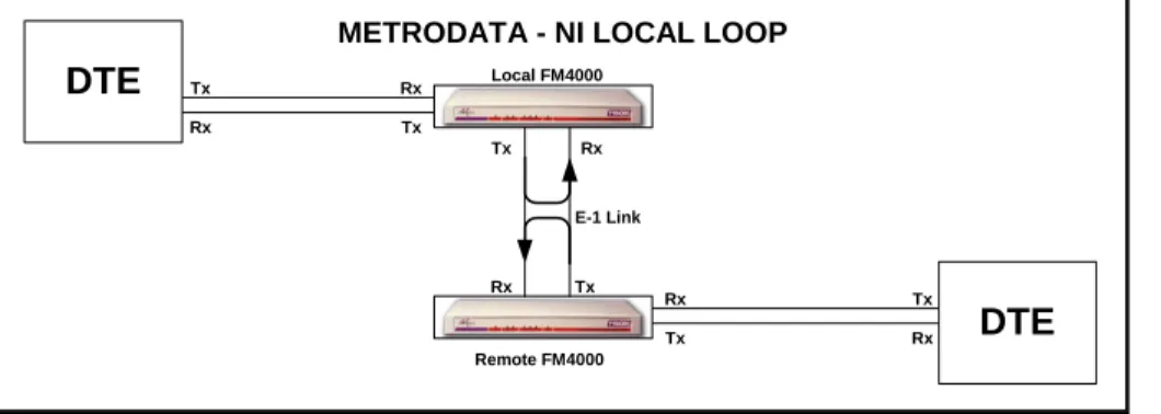 Diagram 3 – Metrodata FM4000 NI Local Loop 