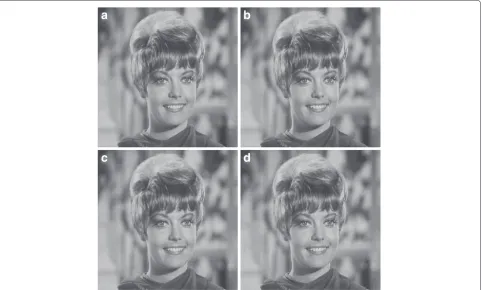 Figure 7 (tractor image), which shows the PSNR values asfunction of the rate for the image full-HD (1080p)