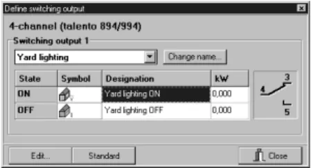 Figure 11: Define the designation